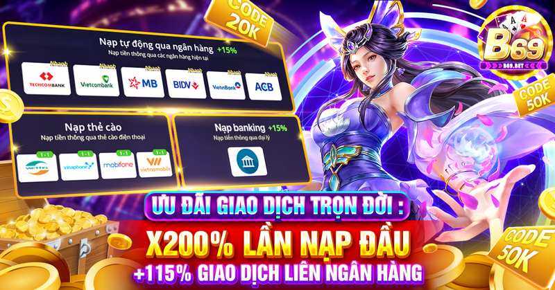 Cược nổ hũ B69 dựa trên kho thưởng giá trị khủng mỗi ngày