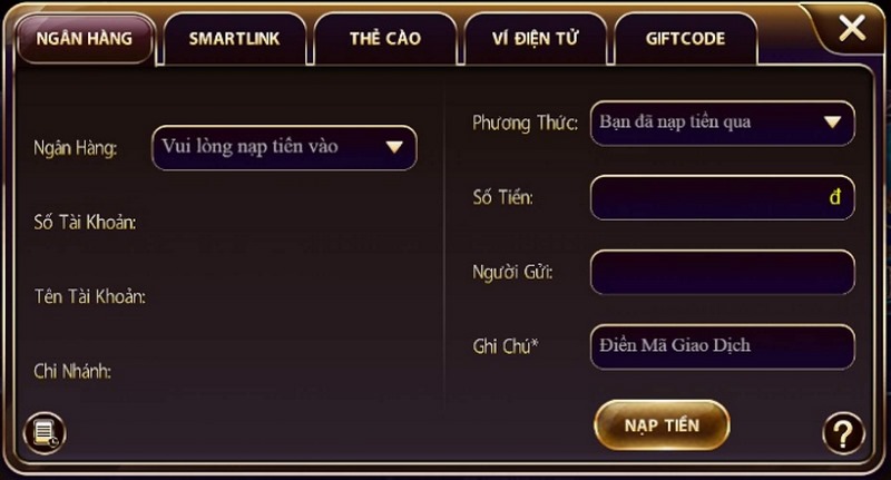 rút tiền đa dạng hình thức và rút nhanh chóng
