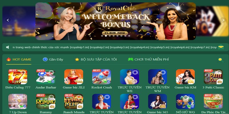 Royal Club là cổng game nổ hũ có nguồn gốc từ Philippines
